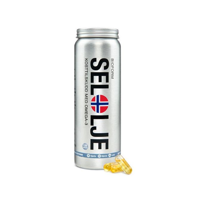 Hovedbilde Selolje  Omega-3, 120 kapsler
